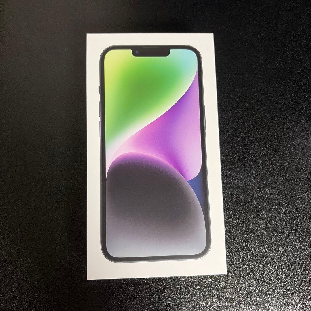Apple iPhone 14 ミッドナイト　ケース付き