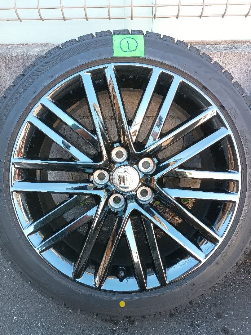 まっきぃ様用！210クラウン　Bスタイル純正　ブラックスパッタリング