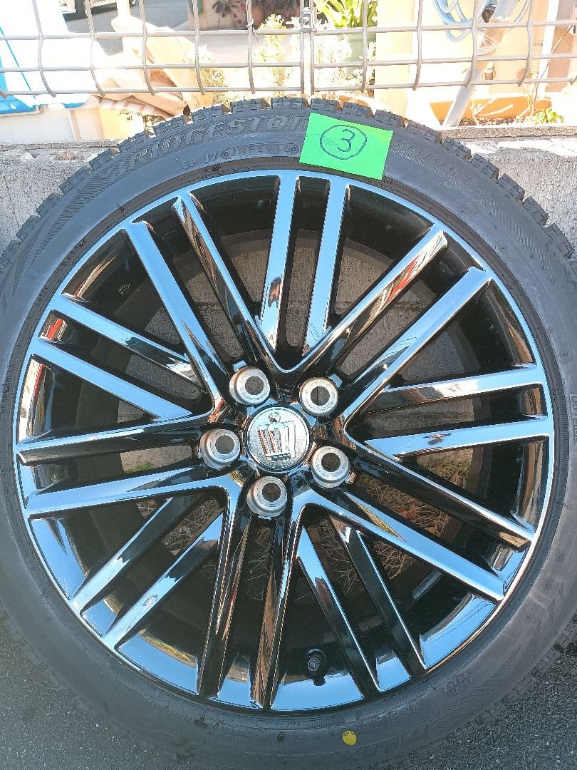 まっきぃ様用！210クラウン　Bスタイル純正　ブラックスパッタリング