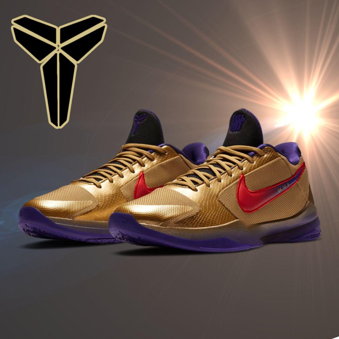 新品　NIKEナイキ　コービー 5　プロトロ　アンディフィーテッド　ゴールド