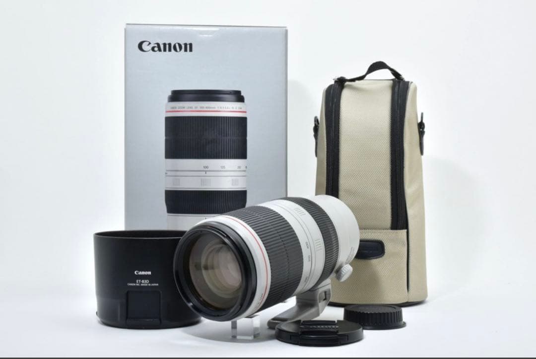 極美品Canon EF100-400mm f4.5-5.6L IS Ⅱ USM