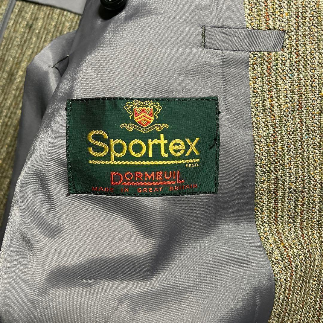 ブルガリアちゃんDORMEUIL Sportex 高級スーツvintage