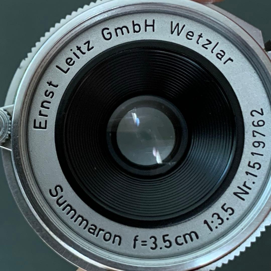 ささ　ライカ Summaron 3.5㎝ f3.5 Mマウントメガネ付