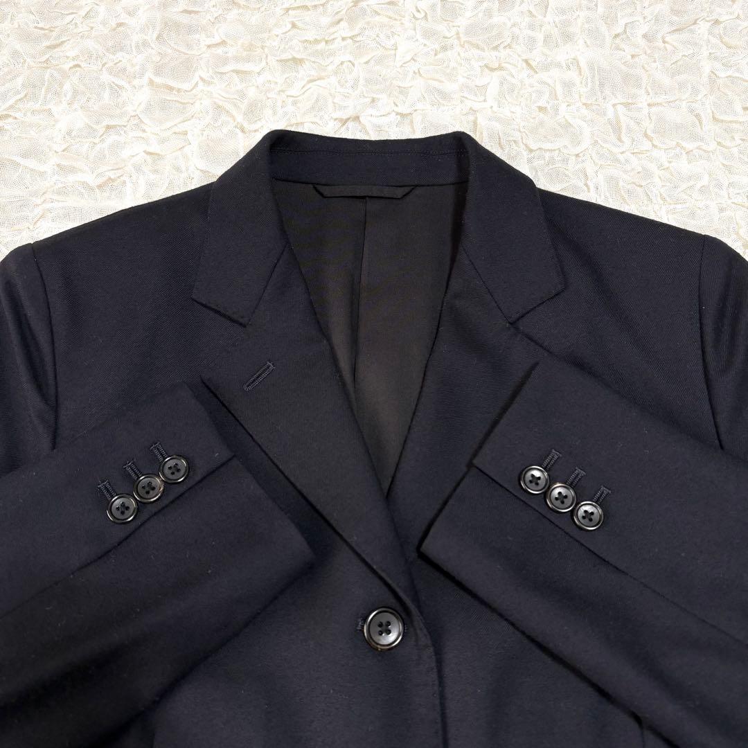 マーガレットハウエル ウールフランネルジャケット ネイビー 2