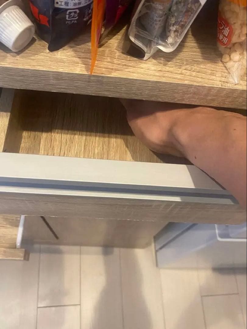 【YSK429】 LOWYA 美品　木目調 食器棚 上部キャビネット付き