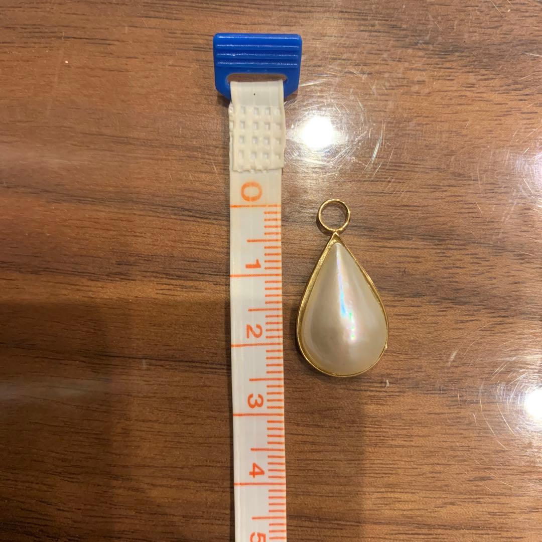 GSTV マベ真珠チャーム　18k