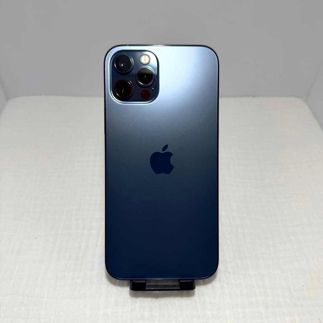【美品】iPhone12pro256Gパシフィックブルー 　SIMフリー