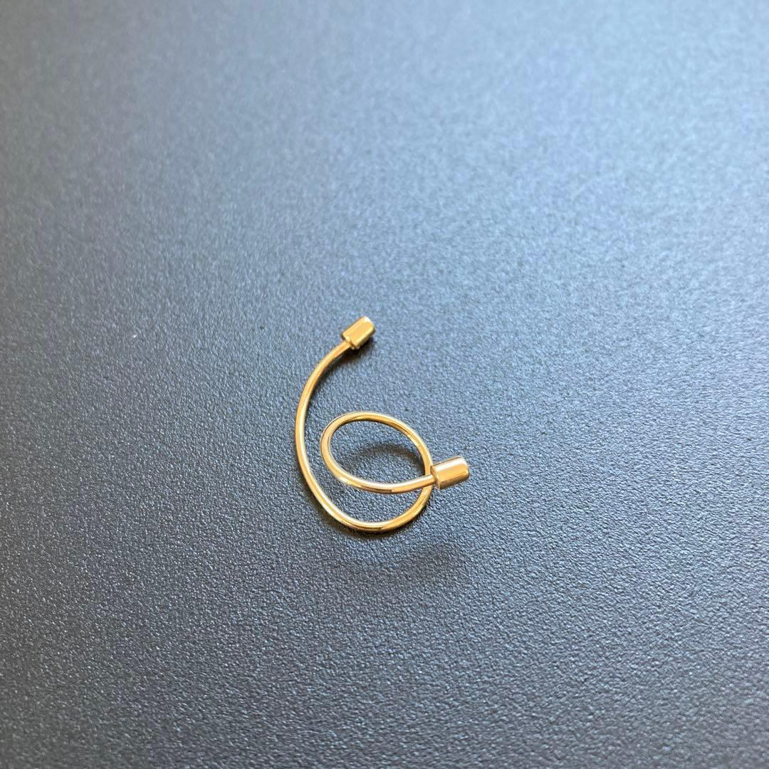 shihara ツイストカールピアス02 L