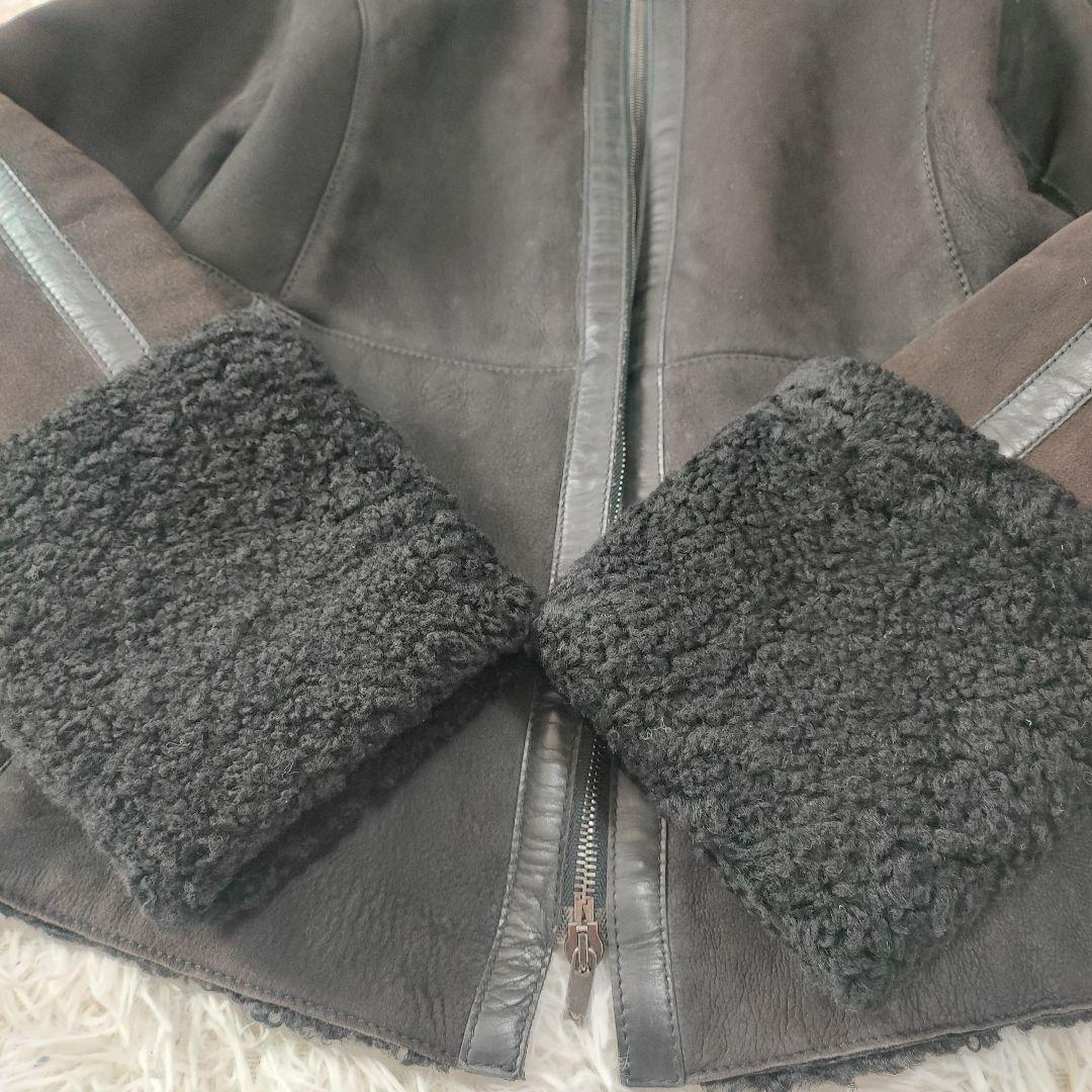 エンポリオアルマーニ リアル ムートン ジャケット 40 L