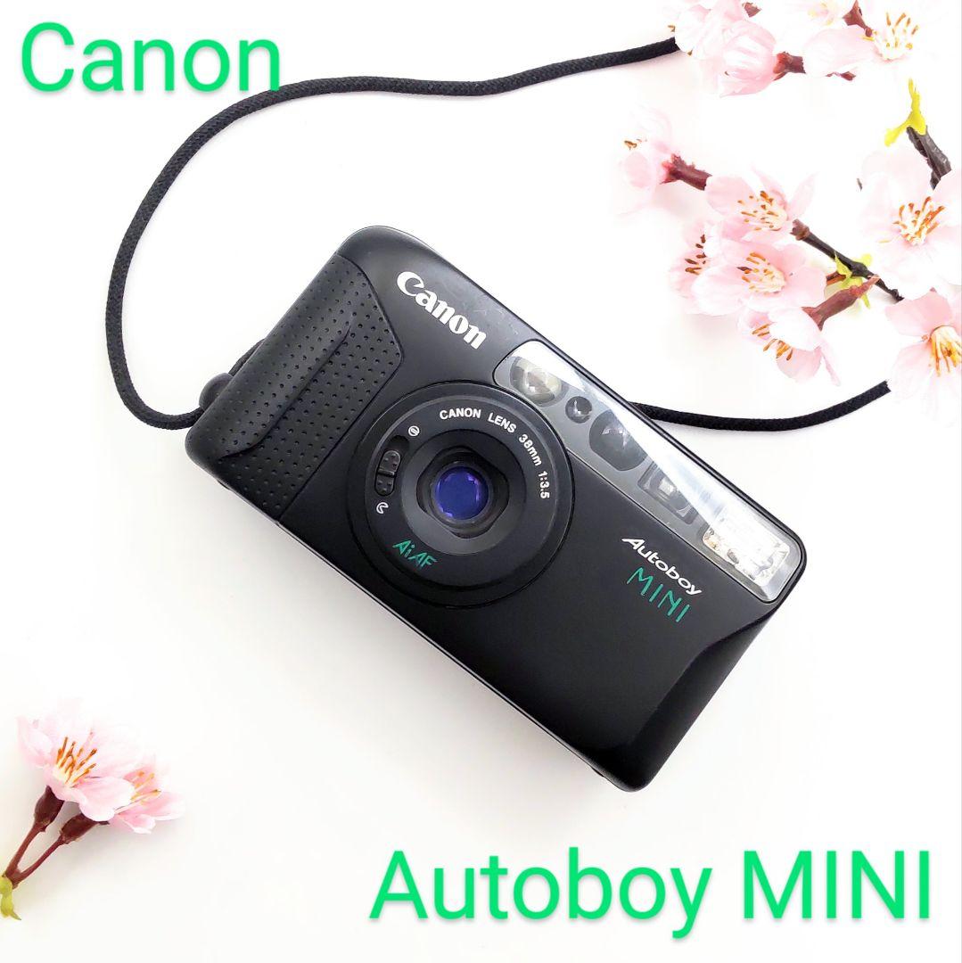 綺麗な完動品【昭和レトロ◇単焦点レンズ機】Canon Autoboy MINI