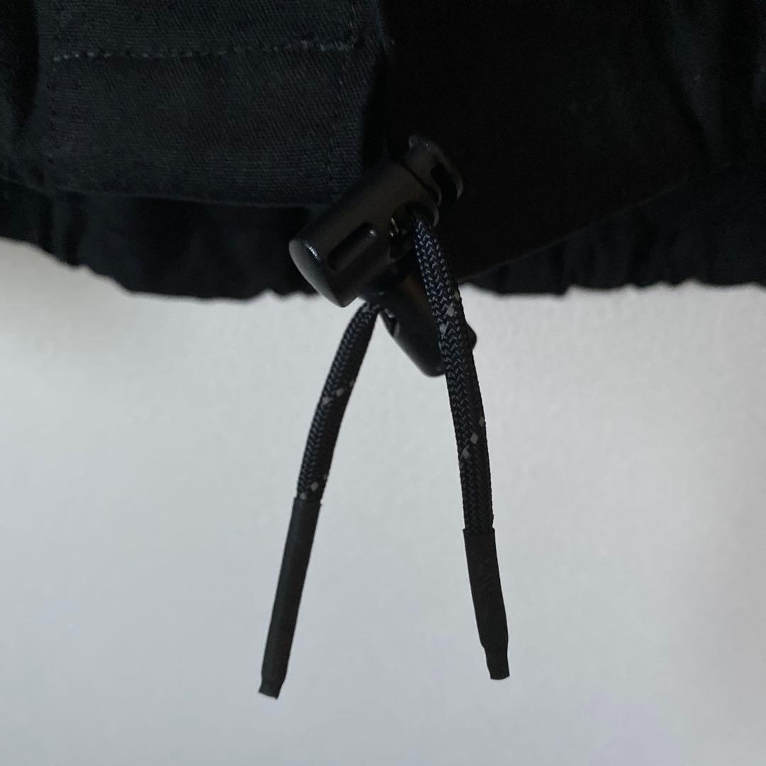 70's 米軍 U.S.ARMY スノーカモ パーカー 短丈 リメイク ブラック