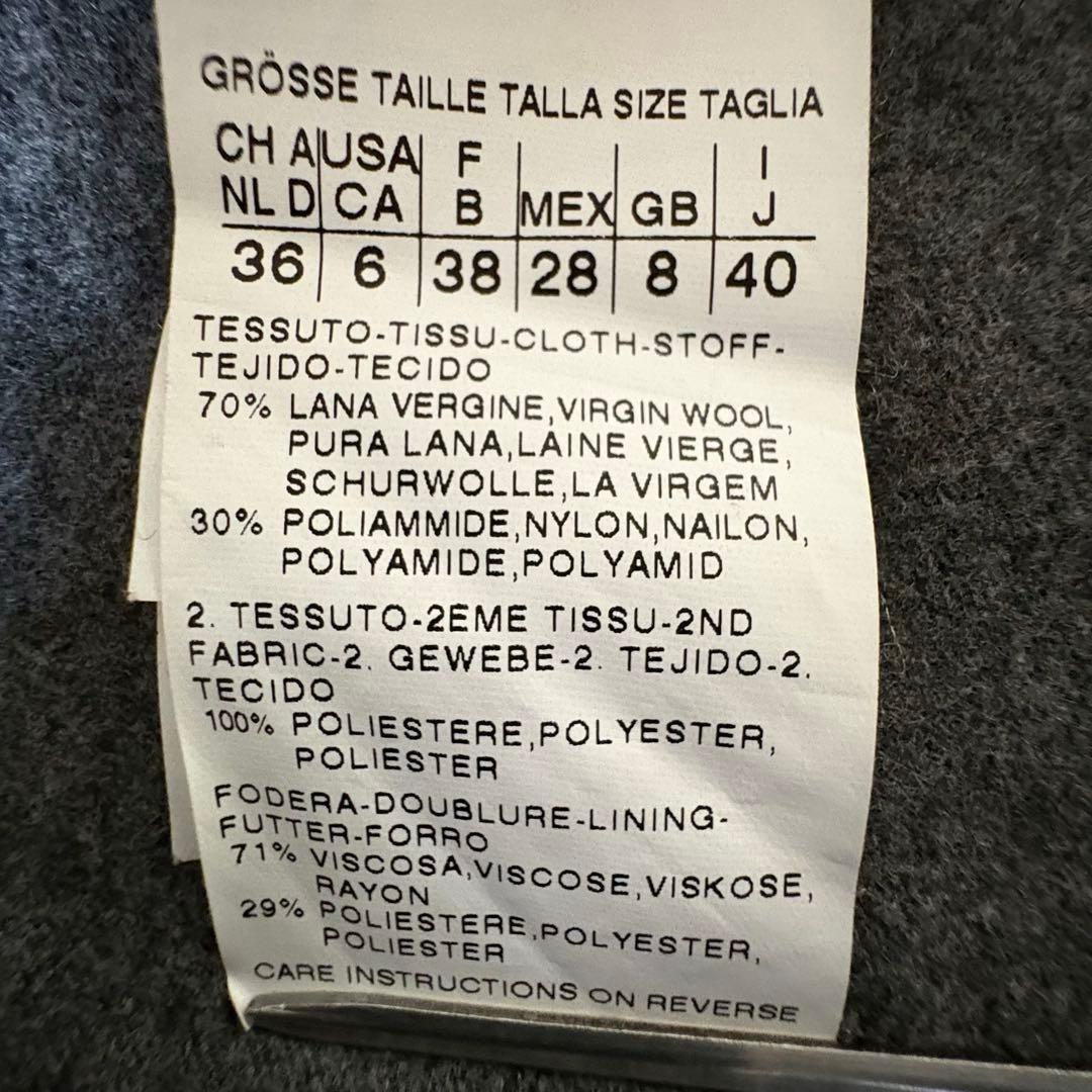 良品✨スポーツマックスコード　ケープコート　3way ファー　オーバーサイズ　L