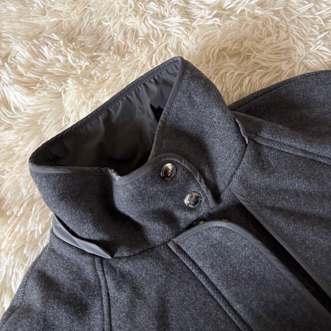 良品✨スポーツマックスコード　ケープコート　3way ファー　オーバーサイズ　L