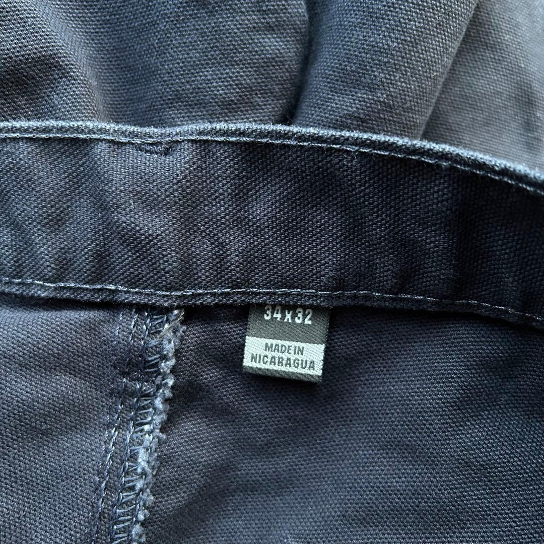 00S USA Carhartt ペインターパンツ ダックパンツ ネイビー 34
