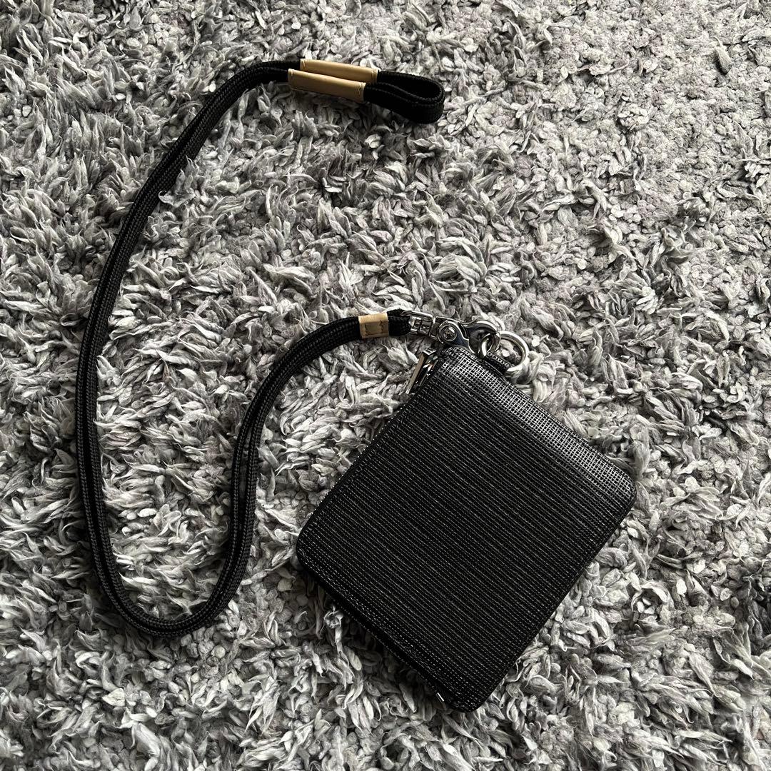 【美品！】MARNI ネックポーチ ケース ウォレット ベージュ ブラック