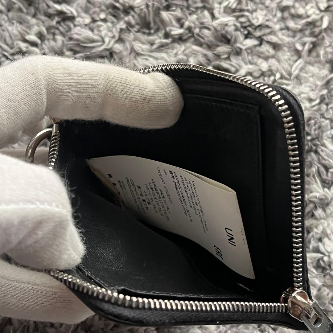 【美品！】MARNI ネックポーチ ケース ウォレット ベージュ ブラック