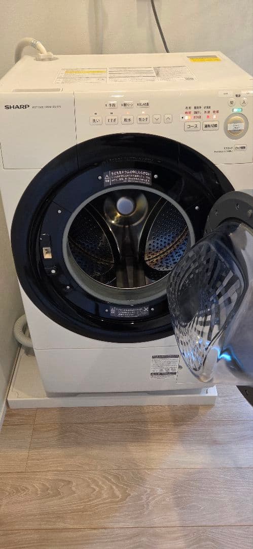 SHARP ドラム式洗濯機 ES-S7E-WR