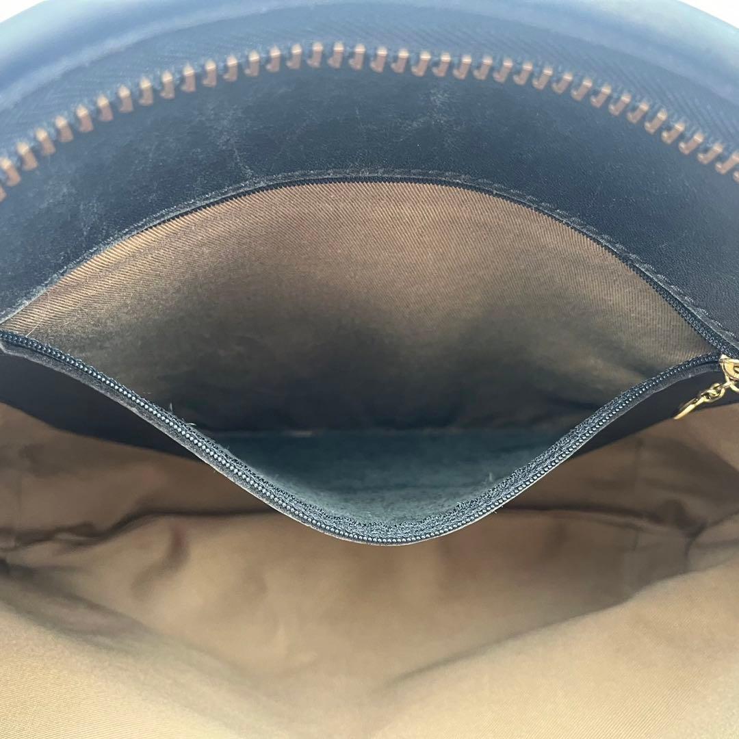 【稀品】オールドコーチ　ヴィンテージ　ショルダーバッグ グラブタンレザー　黒