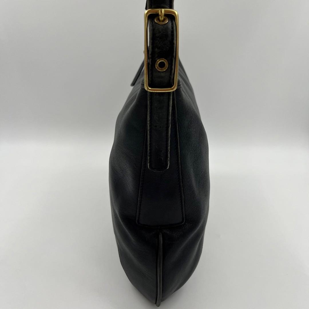 【稀品】オールドコーチ　ヴィンテージ　ショルダーバッグ グラブタンレザー　黒