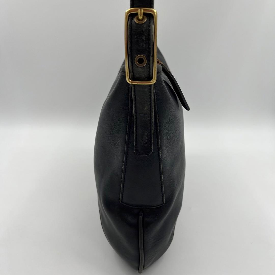 【稀品】オールドコーチ　ヴィンテージ　ショルダーバッグ グラブタンレザー　黒