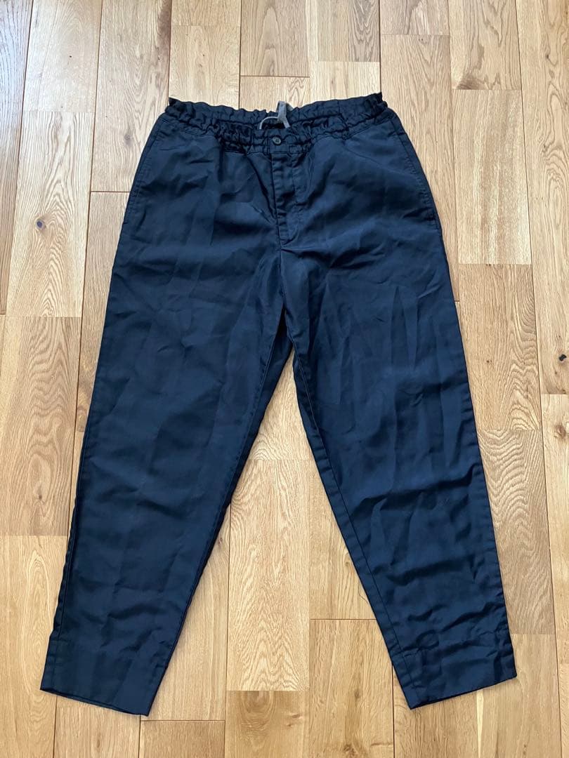 コムデギャルソン オム ドゥ ポリエステル縮絨イージースラックス