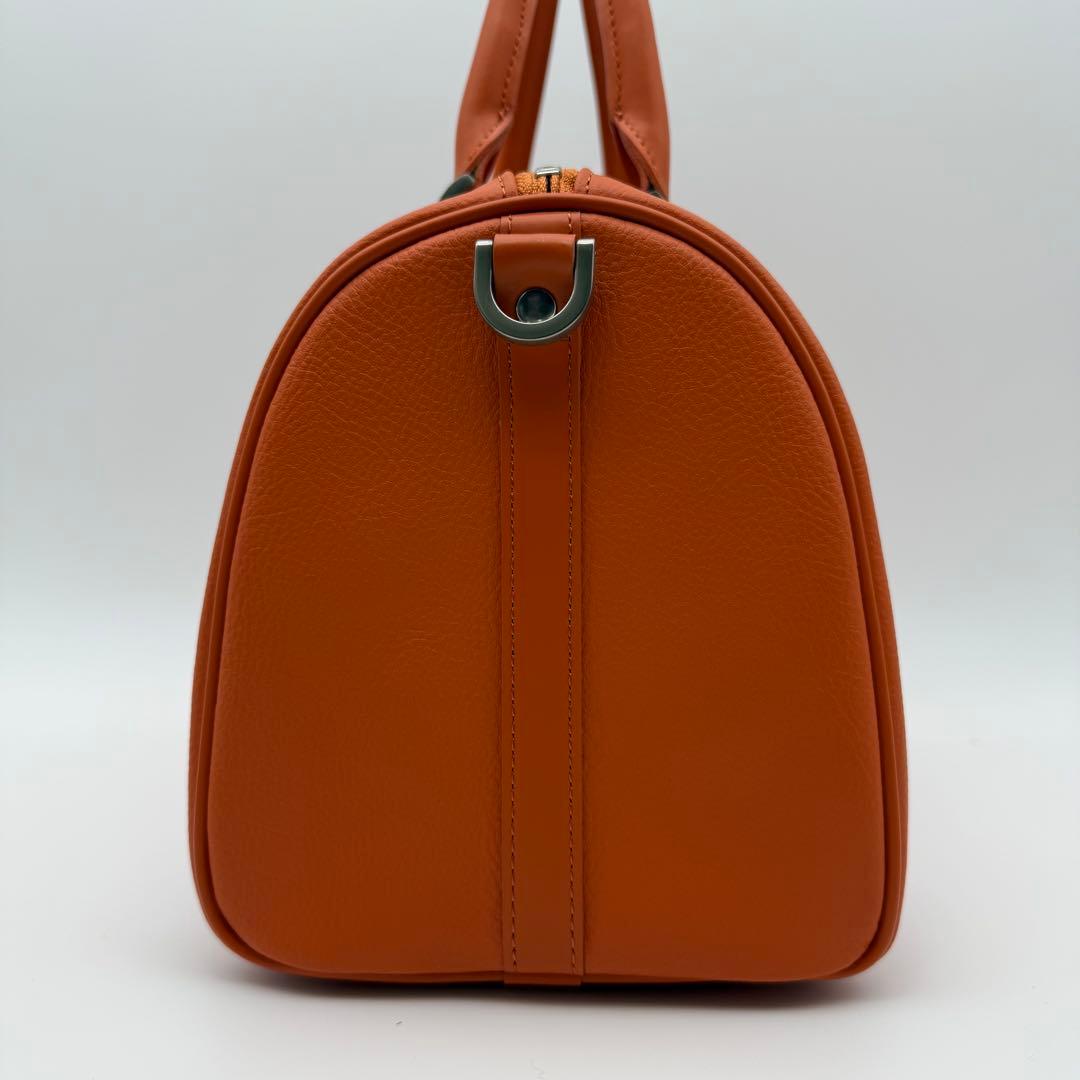 【極美品】MB エムビー ハイエンドレザー ショルダーバッグ オレンジ