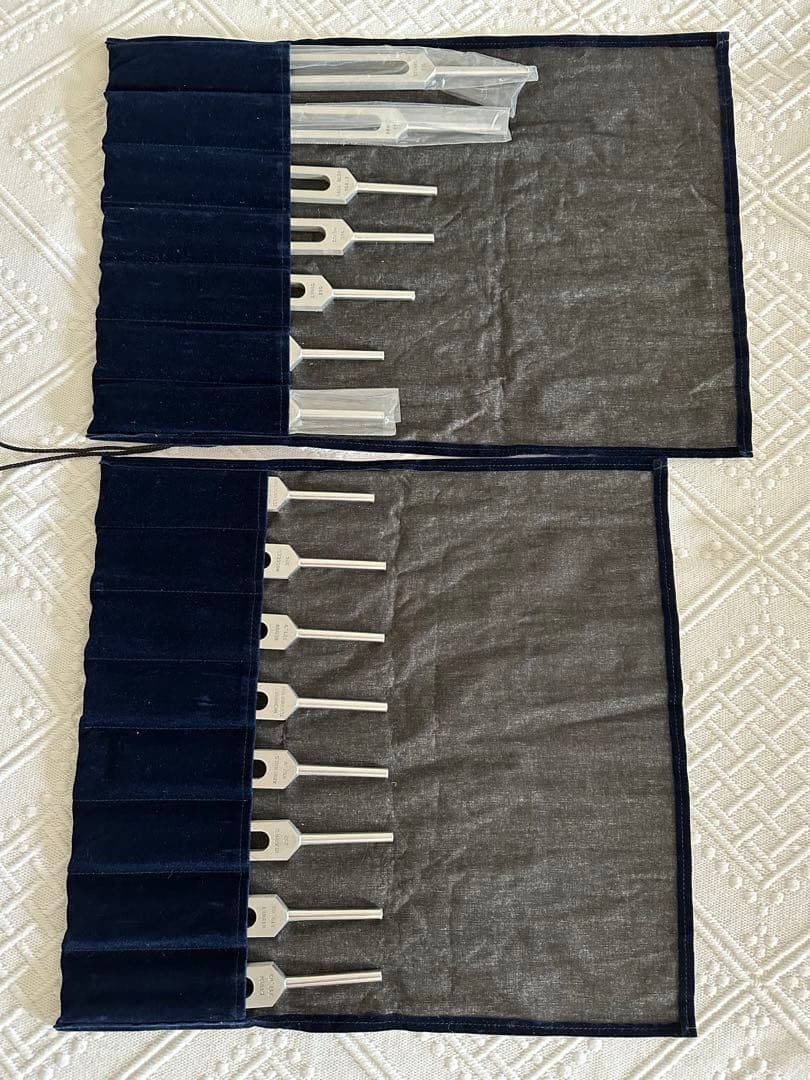 【万葉】音叉15本セット各臓器に対応 米国製ヒューマンオーガンセット