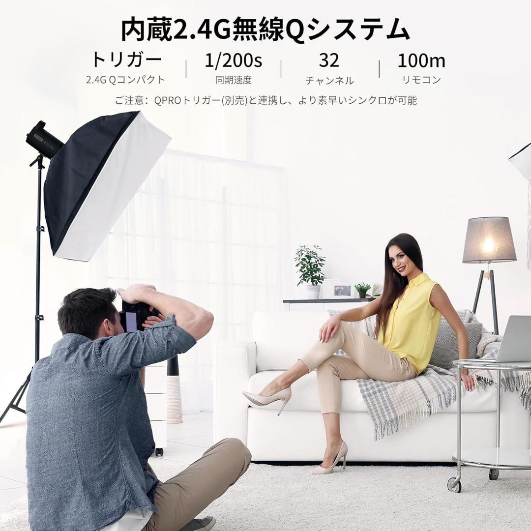 NEEWER S102-400W PRO フラッシュライティングキット 2パック