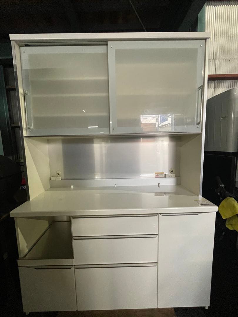 【TAでぃー 】パモウナ 食器棚 140cm レンジ台