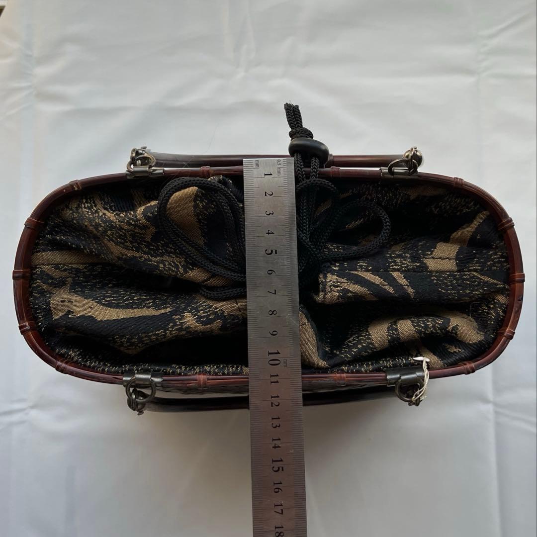 【竹籠バッグ２点セット】未使用　かごバッグ 浴衣 着物 竹細工 和装小物