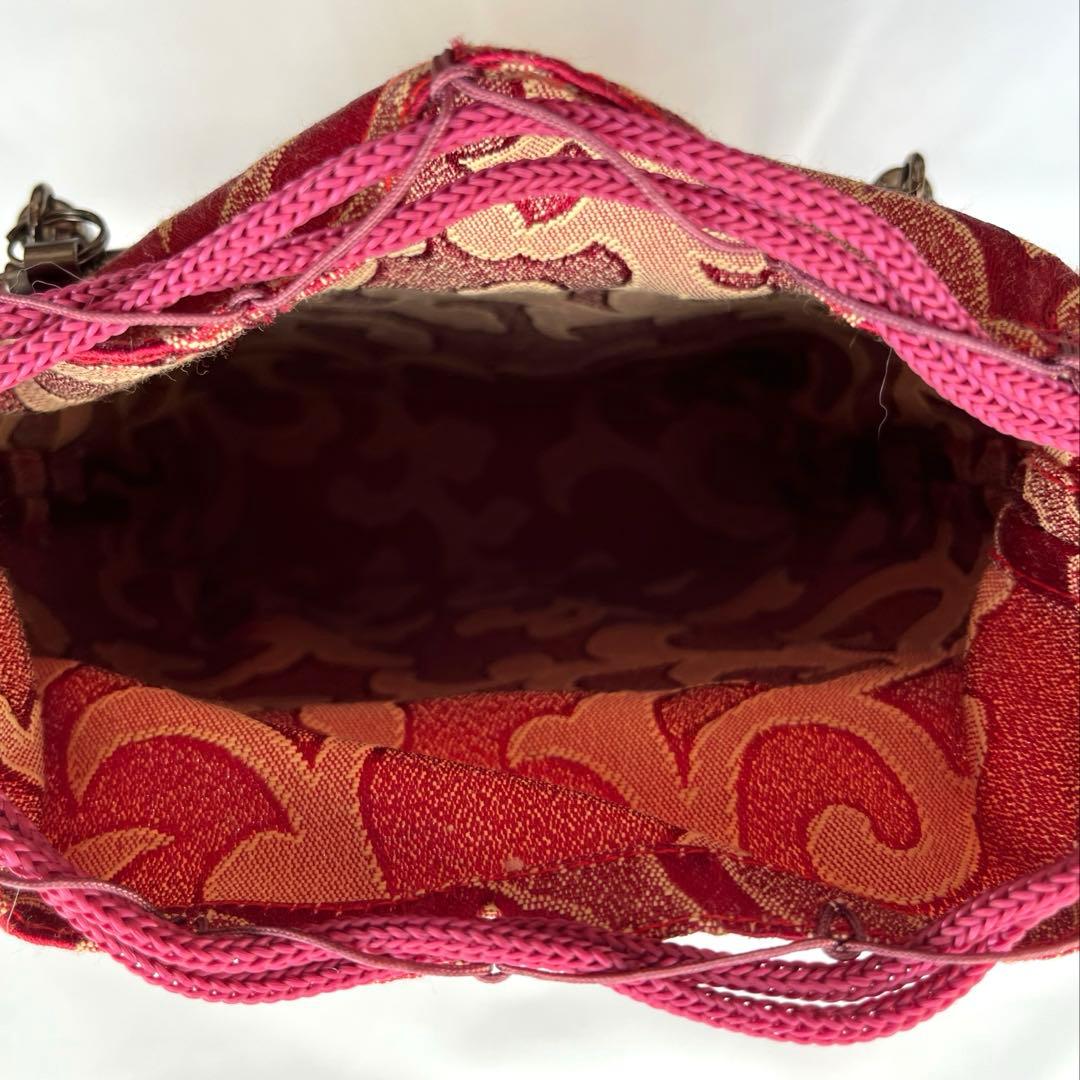 【竹籠バッグ２点セット】未使用　かごバッグ 浴衣 着物 竹細工 和装小物