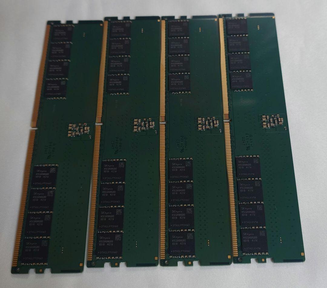 DDR5メモリ 5600MHz 32GB×4枚セット　128GB