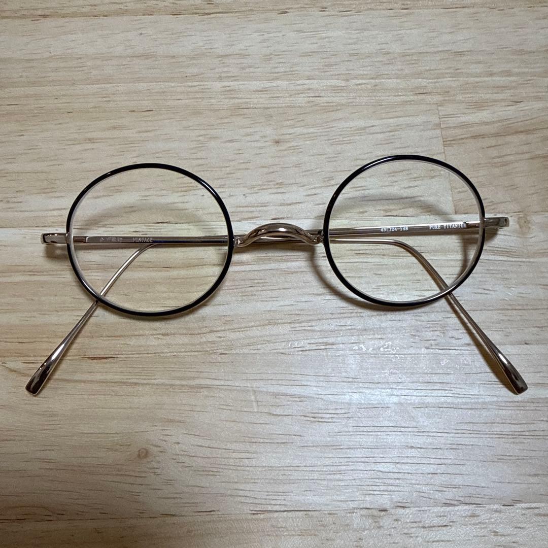 金子眼鏡　丸メガネ