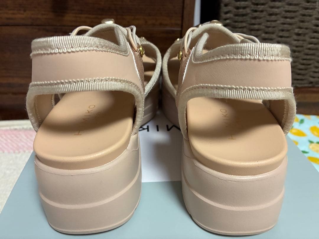 卑弥呼　スポーツサンダル　M 23.5cm ベージュ