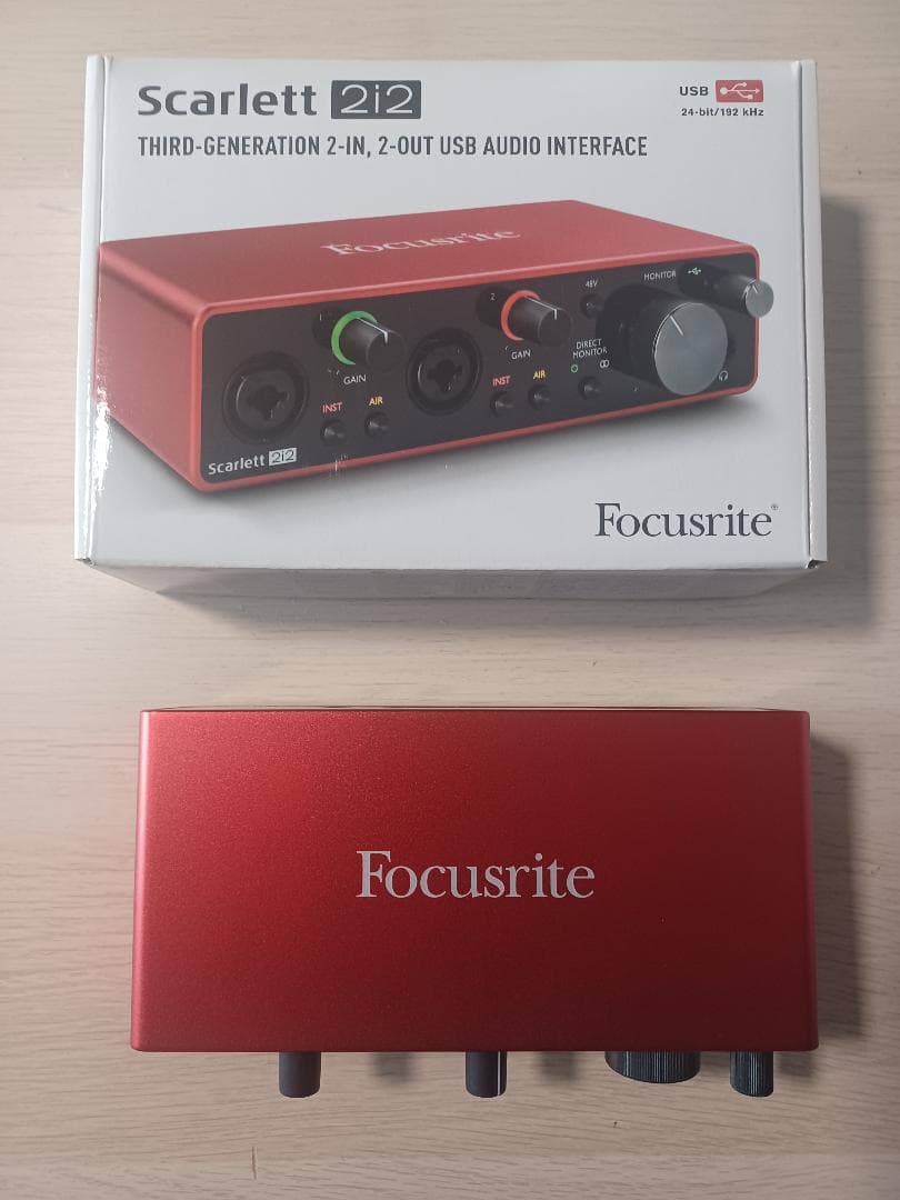 DTM・DAW FOCUSRITE Scarlett 2i2 3rd Gen