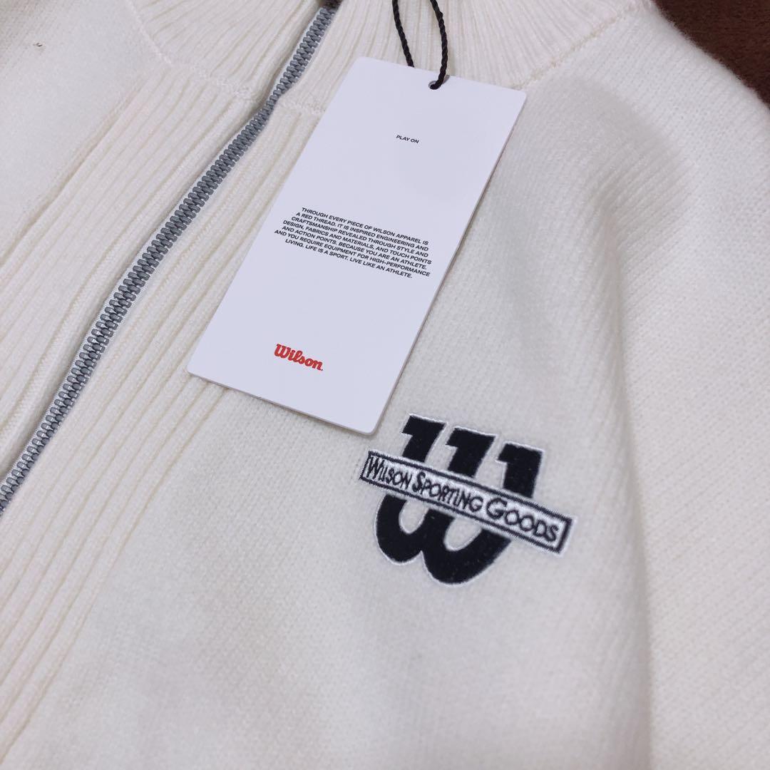 タグ付き新品　ウィルソン⭕️ジップフロント クラブ セーター　XS 25300円