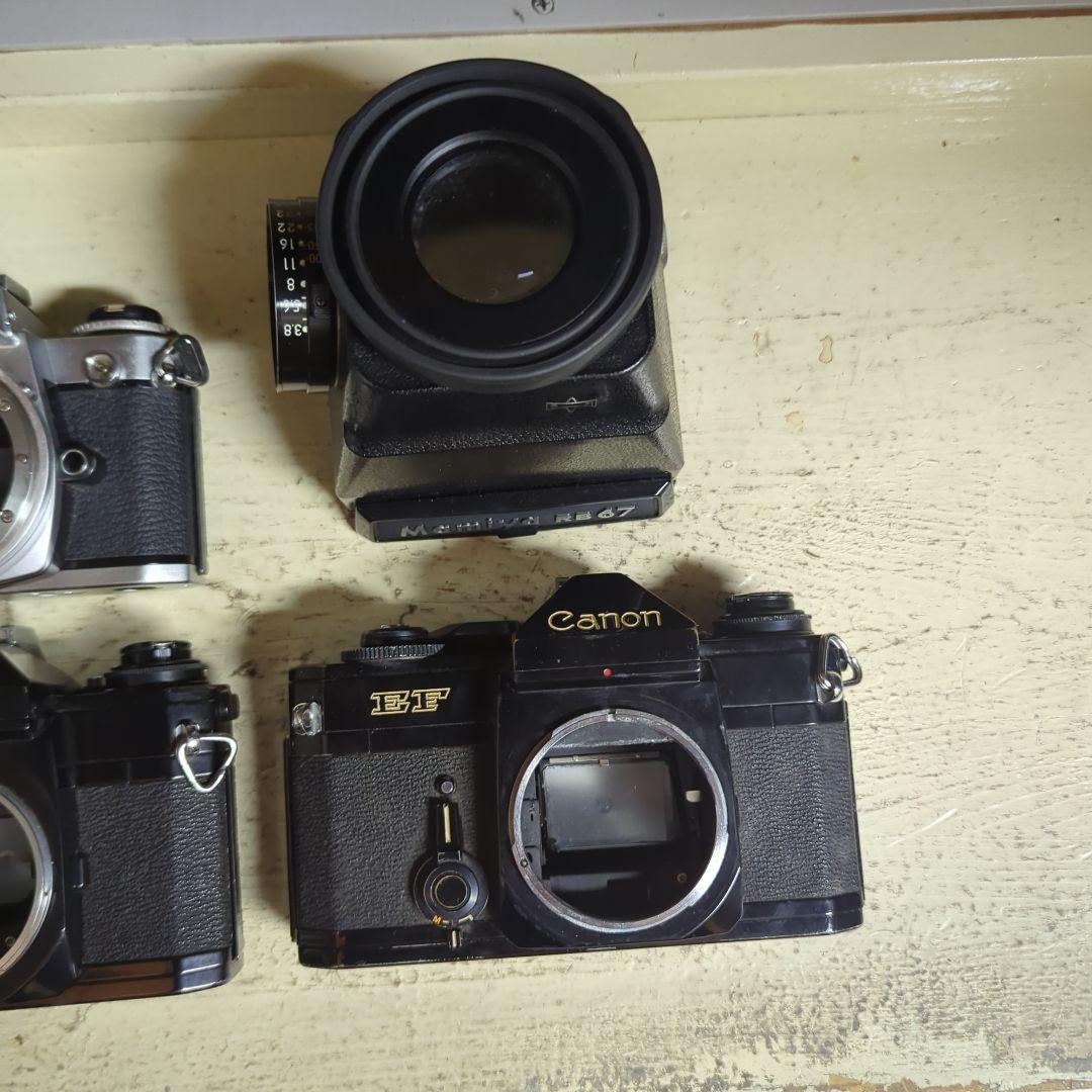 Canon EF,Nikon FE,MAMIYA など フィルムカメラまとめ