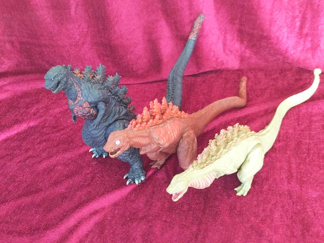 シン・ゴジラ　第二／第三／第四形態　３点　ムービーモンスターシリーズ　展示品