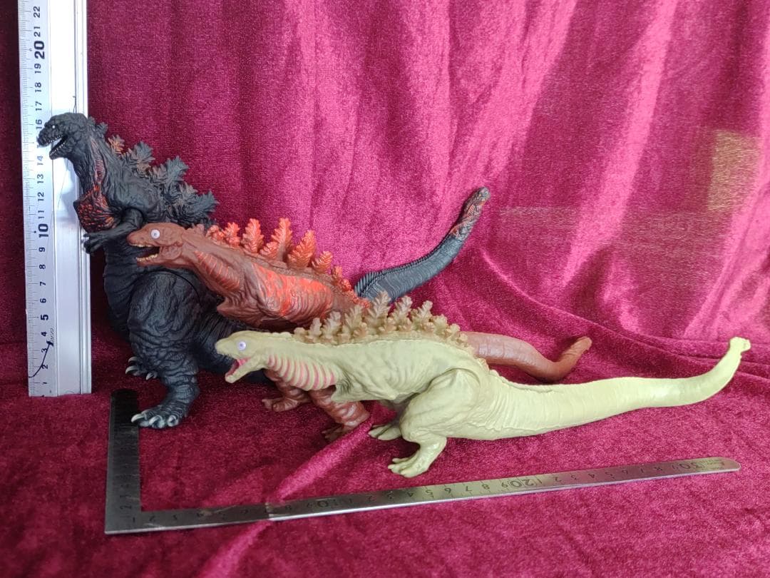 シン・ゴジラ　第二／第三／第四形態　３点　ムービーモンスターシリーズ　展示品