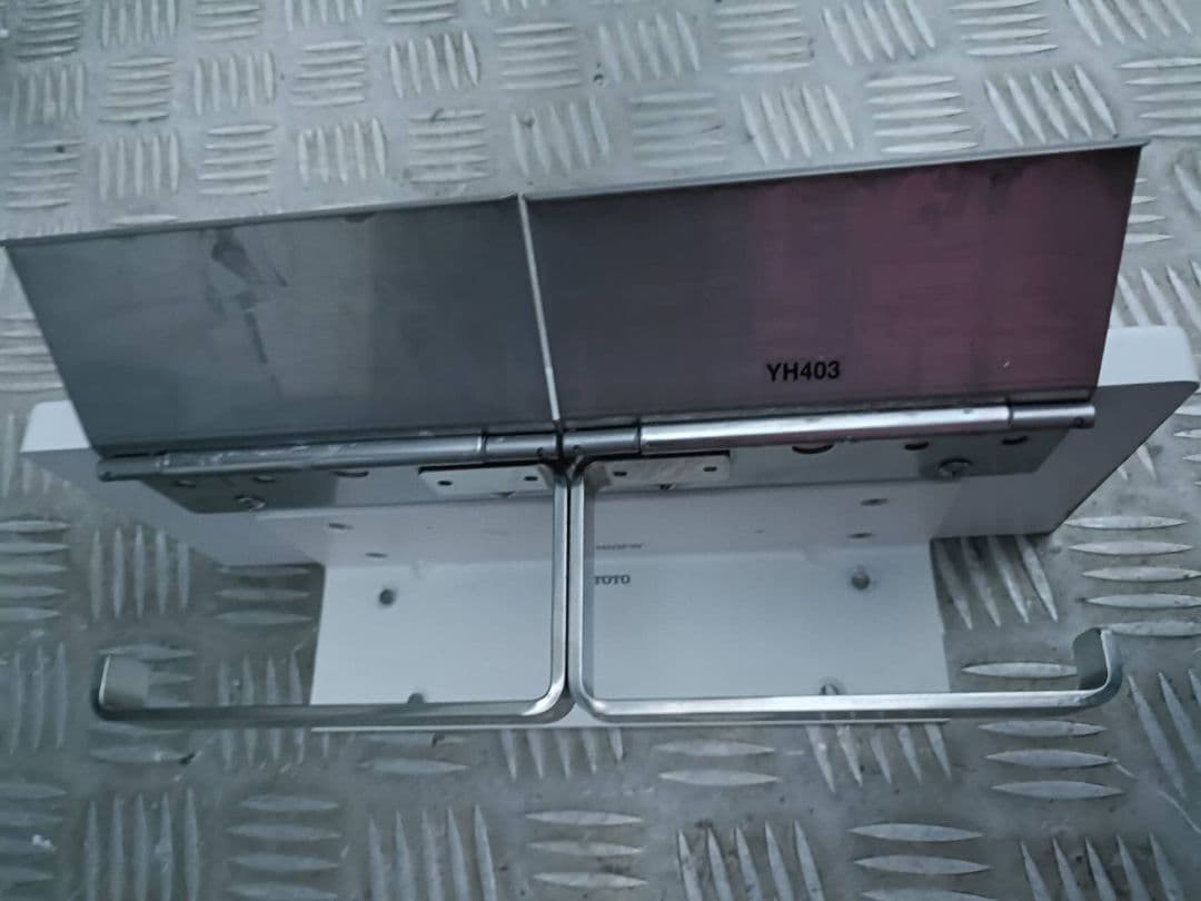 TOTO棚付二連紙巻器 YH403FW トイレットペーパーホルダー