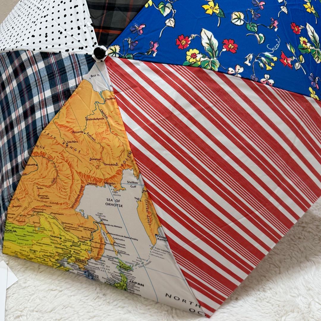 新品未使用タグ付sacai 折り畳み傘　ホリデーコレクション