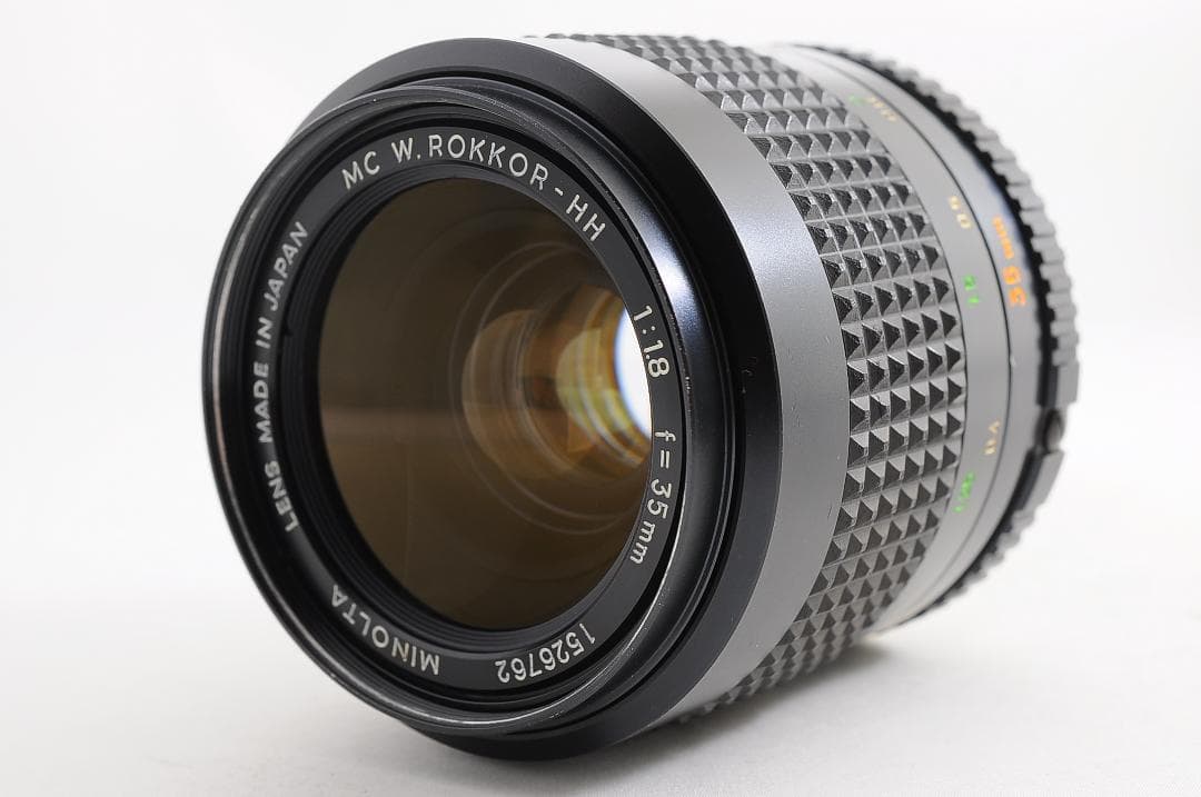 レンズ(単焦点) MINOLTA MC W.ROKKOR-HH 35mm F/1.8 @4470