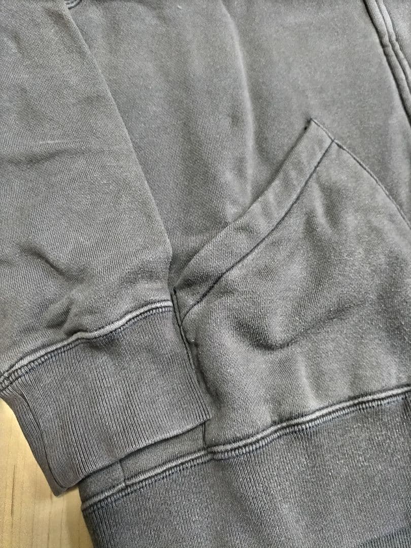 リアルマッコイズ グレー フード付きスウェット M