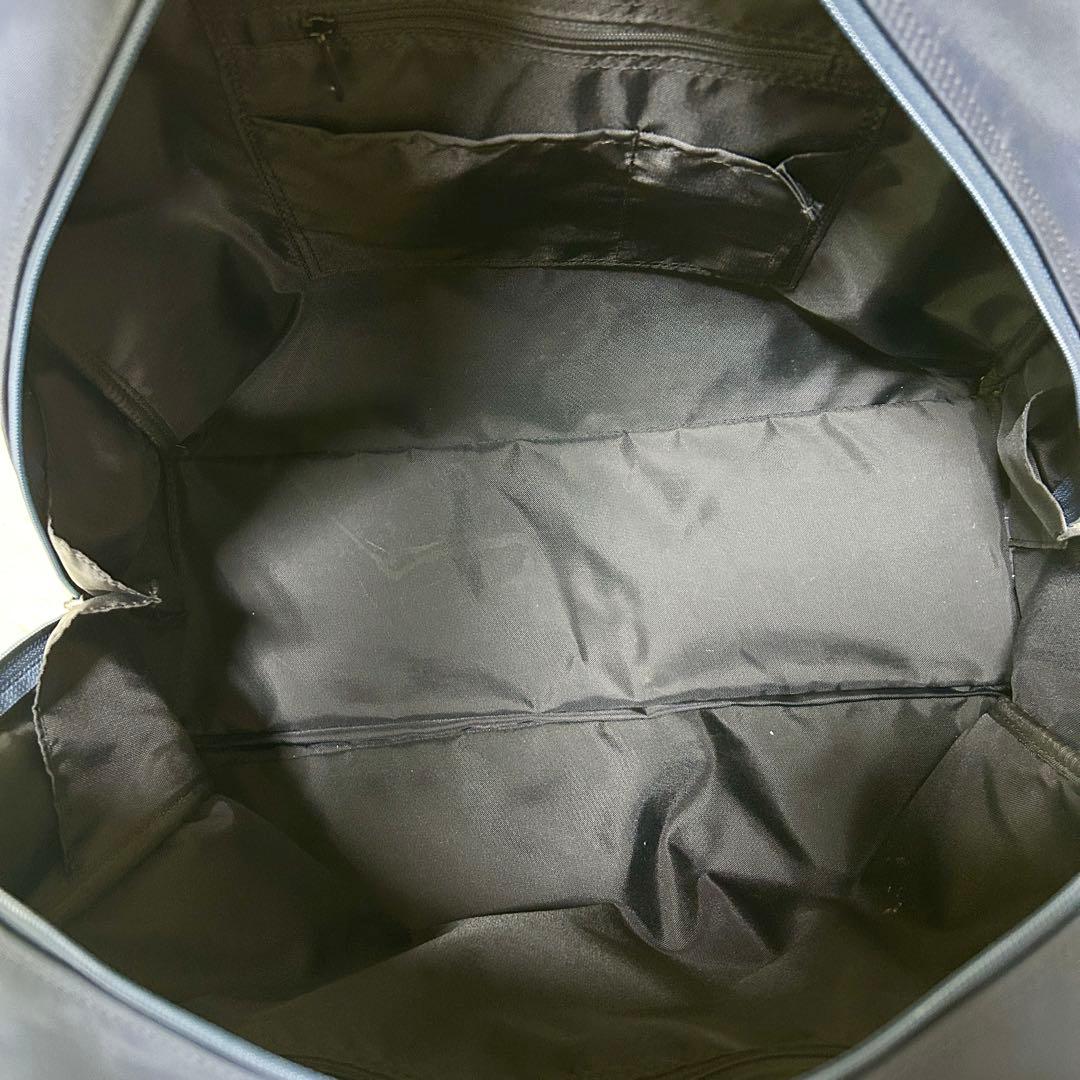 バーバリーゴルフ ボストンバッグ 2way ダッフルバッグ ロゴ刺繍 ネイビー