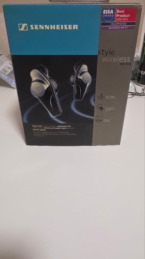 スタイルワイヤレス MX1 W1 イヤホン ブラック Sennheiser