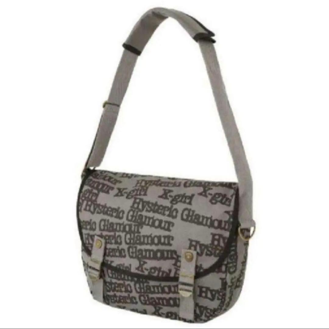 X-girl×HYSTERIC GLAMOUR メッセンジャーバッグ