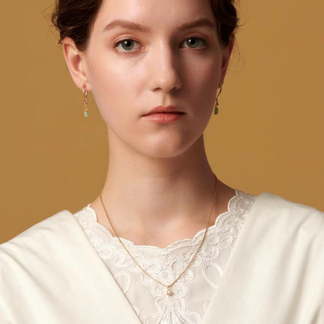 agete　K10パールチャーム