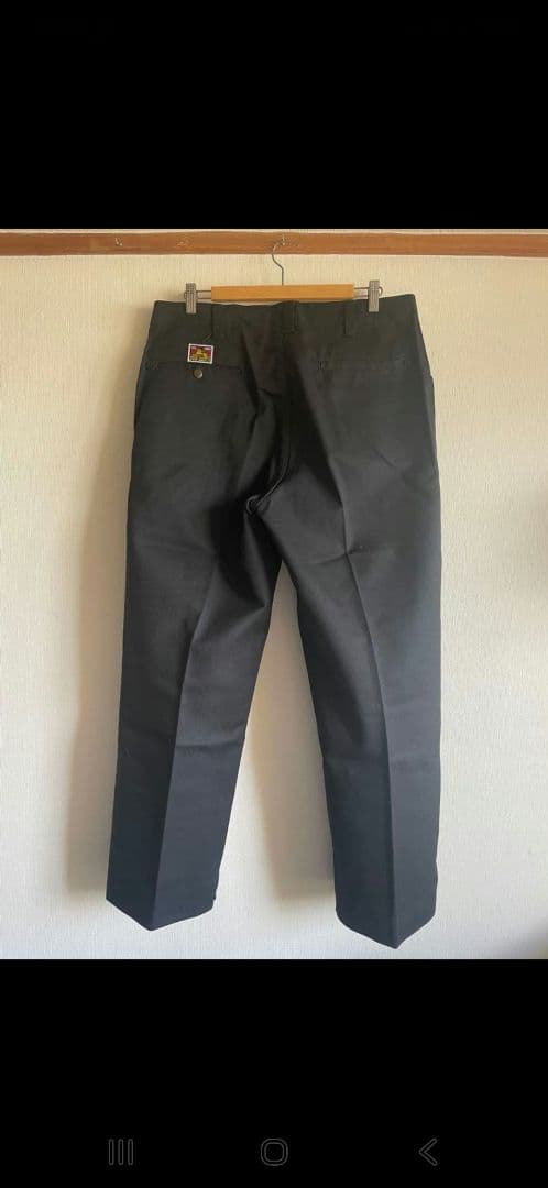 90s〜 BEN DAVIS フリスコパンツ 黒 ワークパンツ ベンデイビス