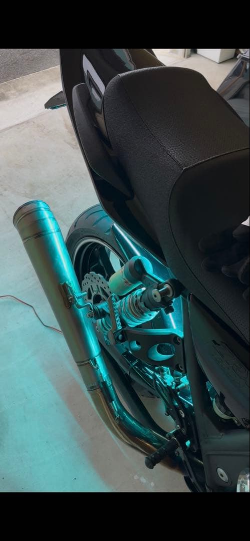 スリップオンマフラー チタンコニカル菅60.5π