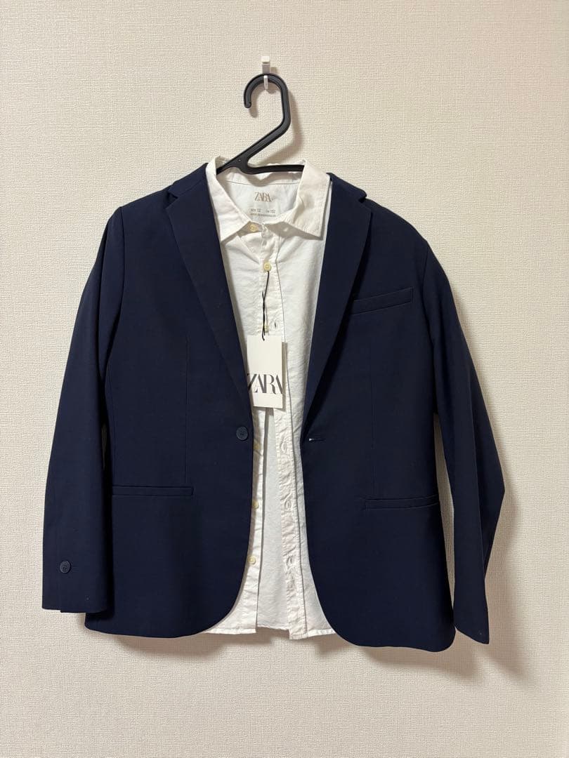 zara kids 152 結婚式 入学式 セレモニー セットアップ ４点セット